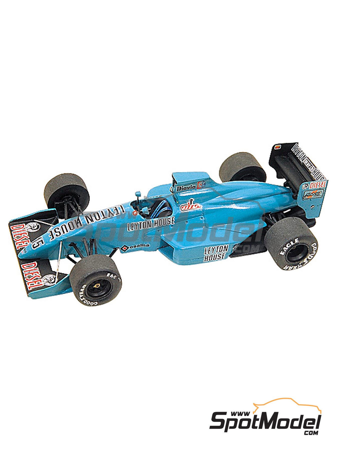 March Judd 881 Leyton House Racing Team - San Marino Formula 1 Grand Prix  1988. Car scale model kit in 1/43 scale manufactured by Tameo Kits (ref. TMK